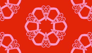 queen of hearts pattern